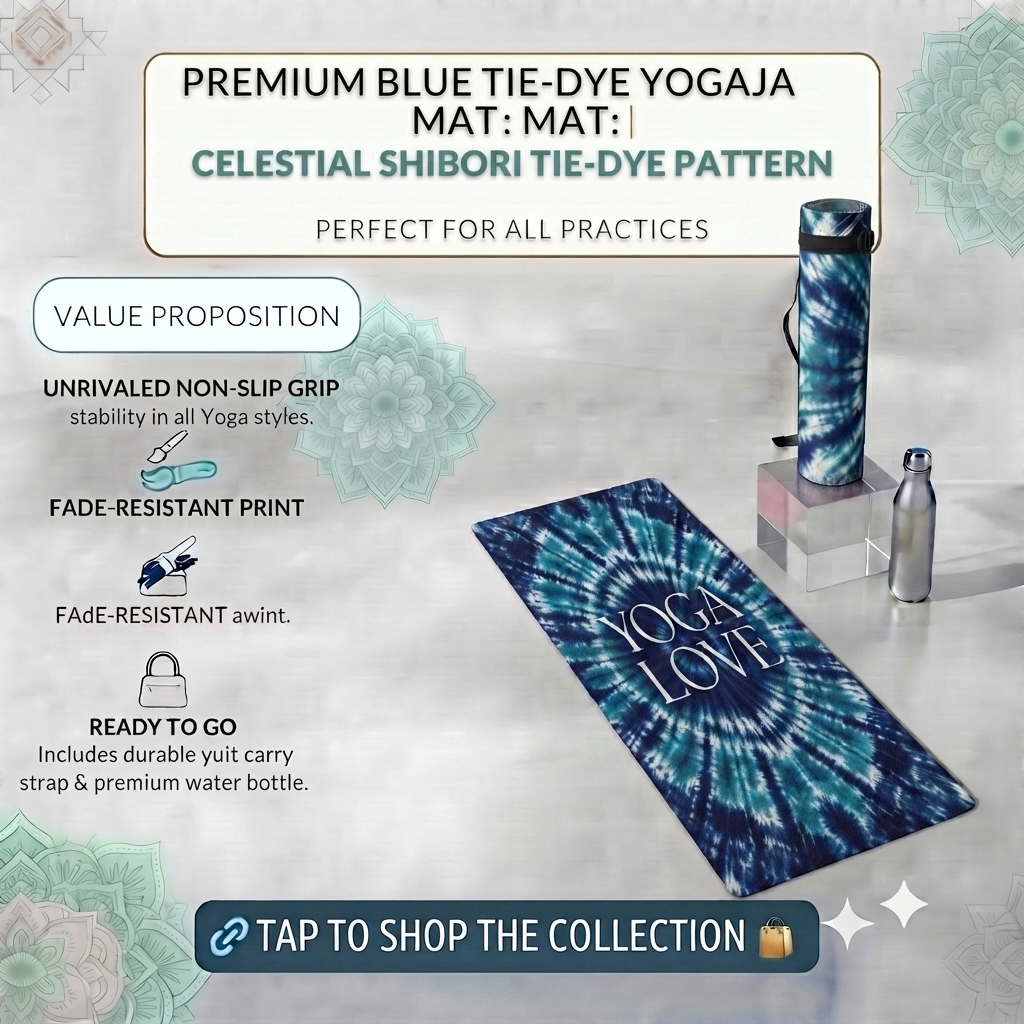 Best Non-Slip Yoga Mat for Home Workouts, Pilates & Daily Practice Printify