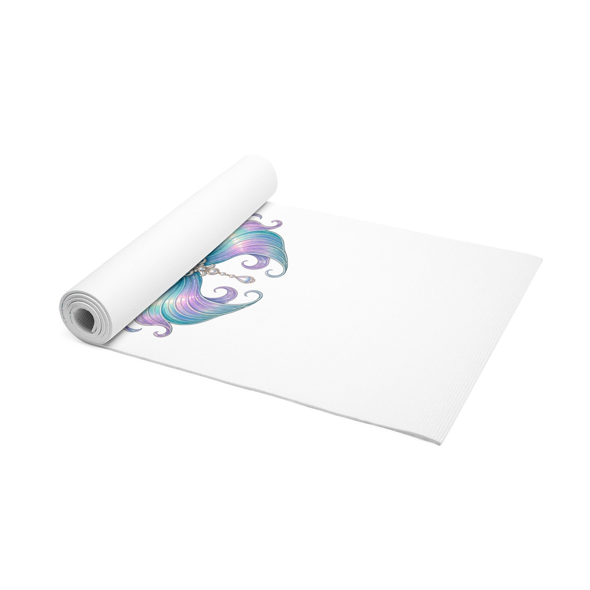 Meditation Foam Yoga Mat | Pastel Mermaid, Meditation Pose - Best Yoga Mats for Home Workouts