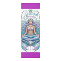 Mermaid Pose Illustration Foam Yoga Mat | Pastel Ocean Meditation Printify