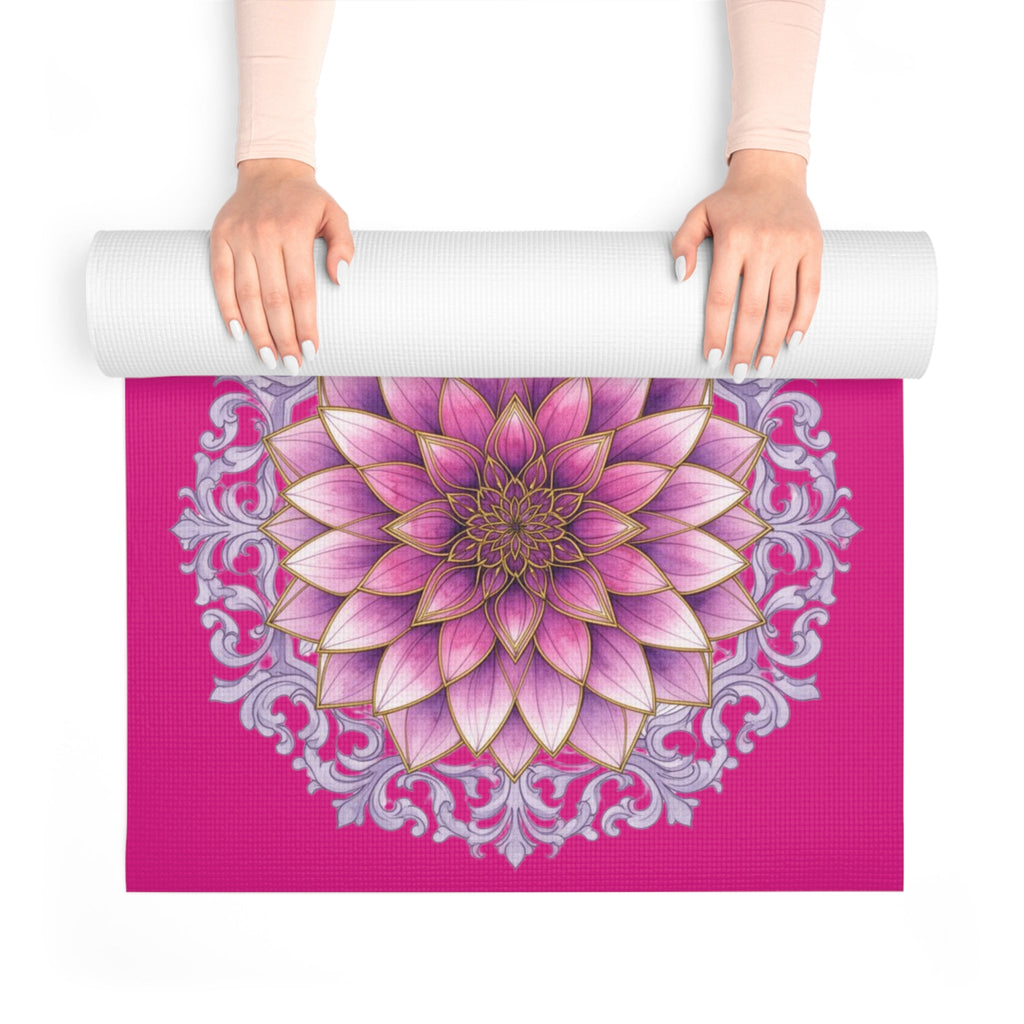 Yoga Mat | Nature-Inspired Exercise Mat, Non-Slip Yoga Equipment, Mindfulness Gift for Her Printify