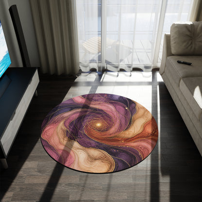 Washable Fantasy Rug Square | Enchanted Forest Rug | Fairy Circle Bedroom Decor | Machine Washable Non-Slip Floor Mat Printify