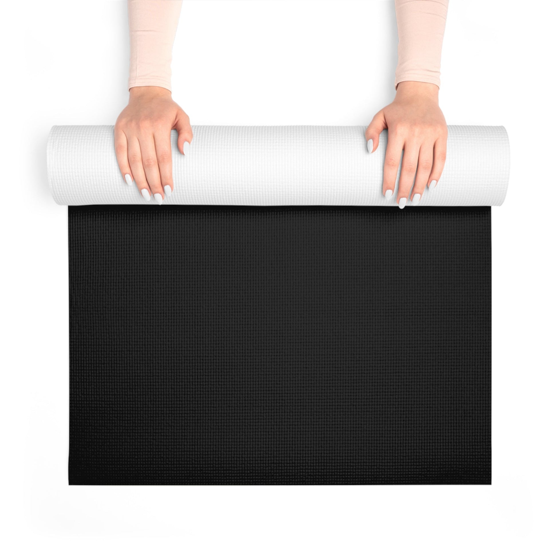 Mermaid Pose Illustration Foam Yoga Mat | Pastel Ocean Meditation - Best Yoga Mats for Home Workouts