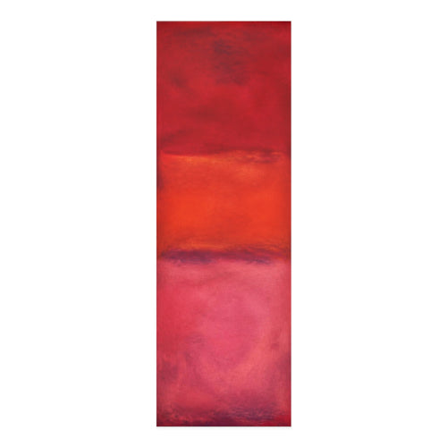 Abstract Red Ombre Foam Yoga Mat | Watercolor Gradient Exercise Mat Printify