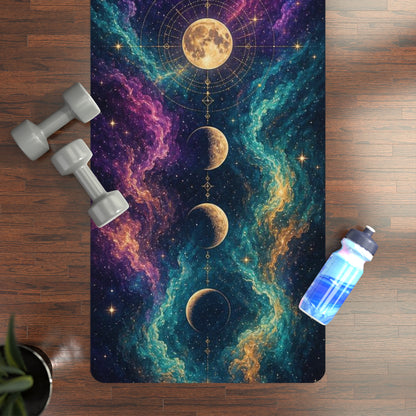 Premium Artistic Yoga Mat for Yoga, Pilates, Meditation & Home Fitness - Best Yoga Mats for Home Workouts