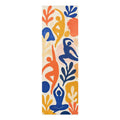 Abstract Yoga Poses Foam Yoga Mat | Colorful Figurative Flow, Botanical Shapes Printify
