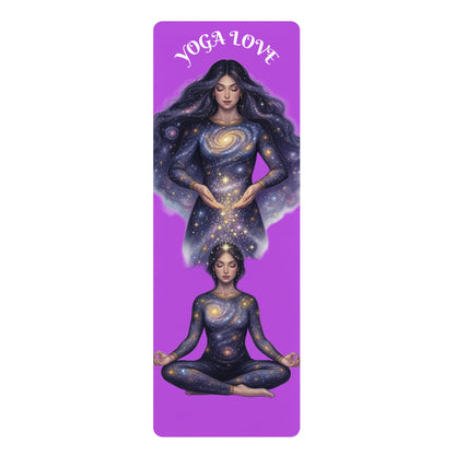 Ocean Goddess Yoga Mat, Non Slip Fitness Mat, Meditation Mat, Wellness Gift for Women, Pilates Exercise Mat - Best Yoga Mats for Home Workouts