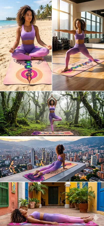 Cute Yoga Mat Aesthetic Yoga Mat Mandala Yoga Mat Celestial Yoga Mat Boho Yoga Mat Yoga Gift for Her Workout Motivation - Best Yoga Mats for Home Workouts