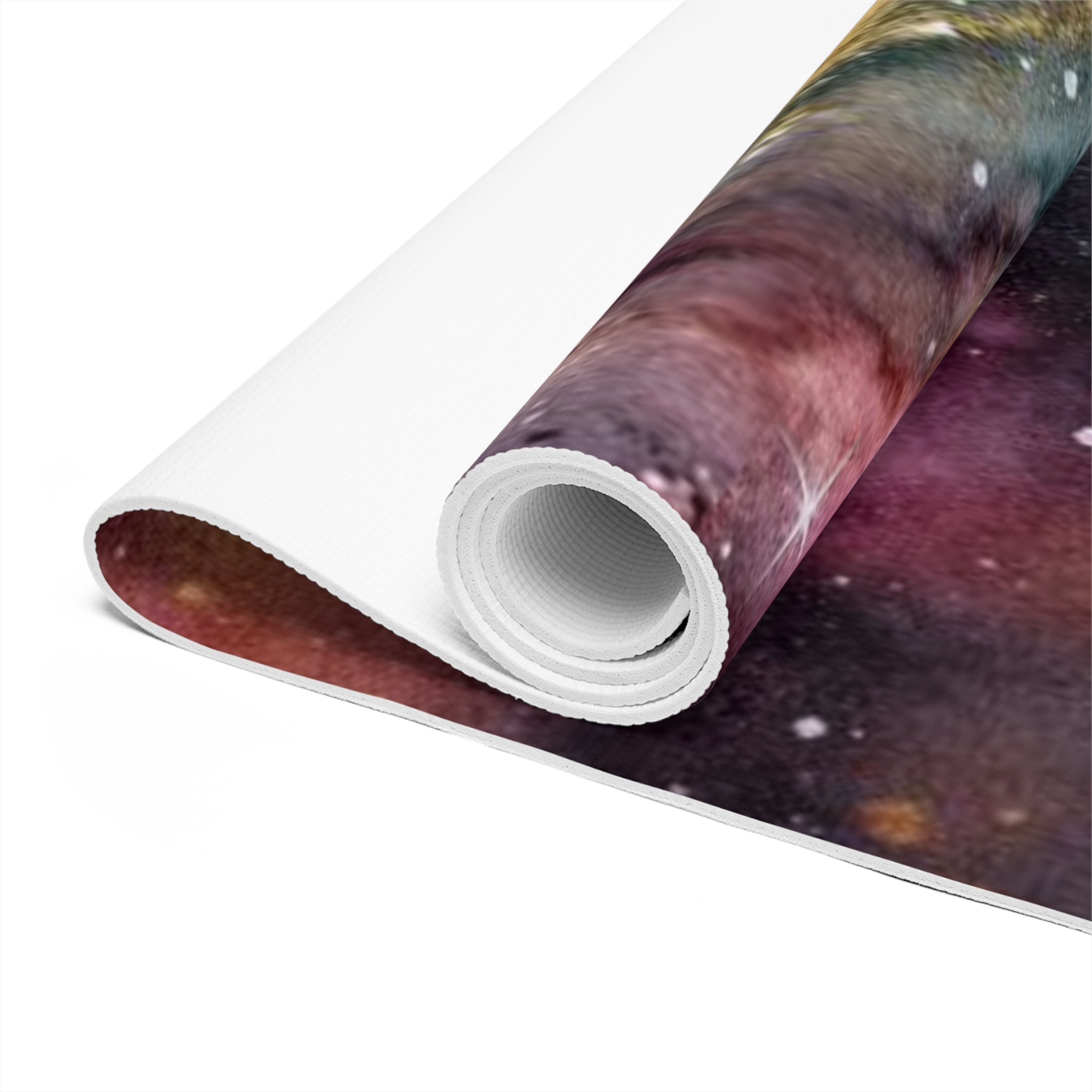 Galaxy Spiral Foam Yoga Mat | Cosmic Swirl Space Design Printify