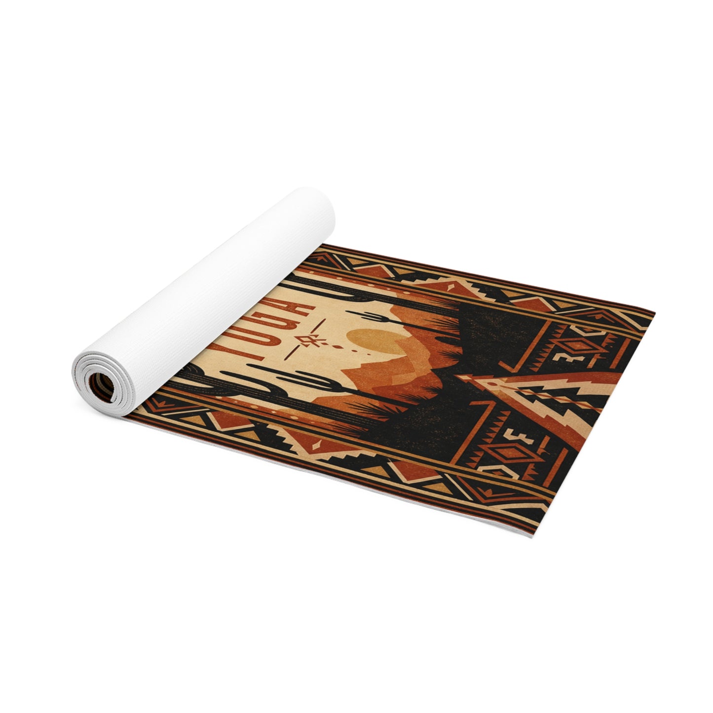 Aesthetic Non-Slip Foam Yoga Mat | Thick Extra-Long Travel Yoga Mat - Best Yoga Mats for Home Workouts