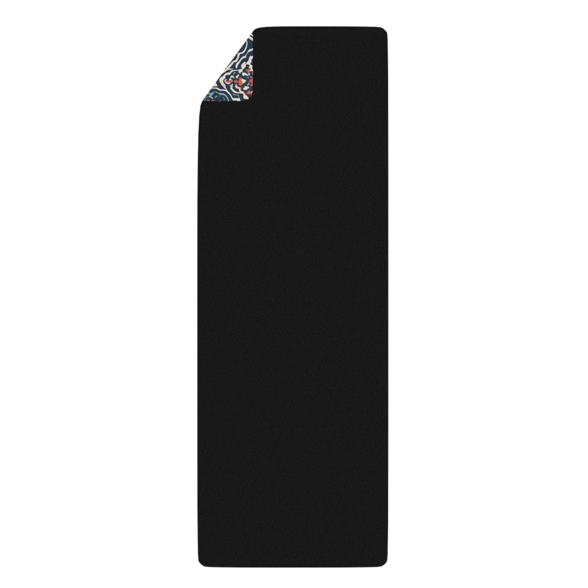Vintage Tile Pattern Rubber Yoga Mat | Boho Moroccan Medallion Design - Best Yoga Mats for Home Workouts