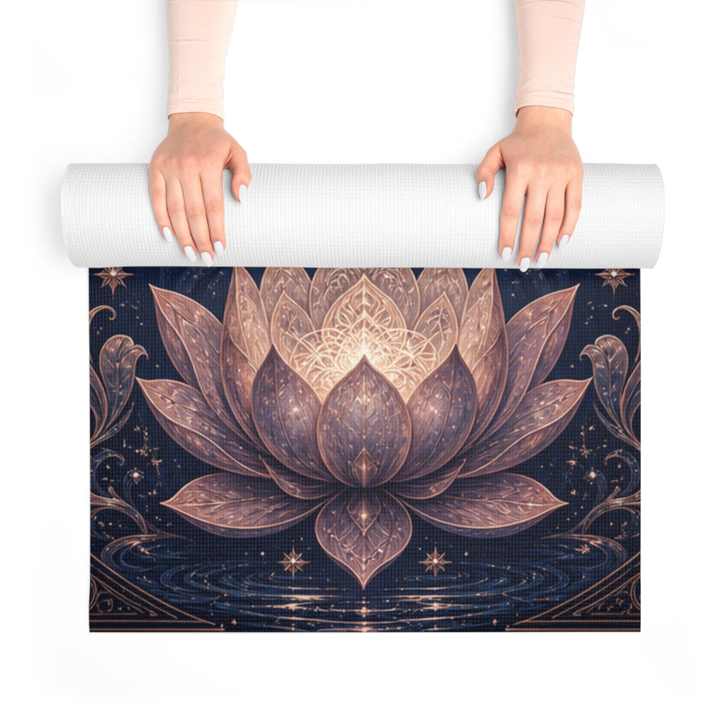 Moon Goddess Lotus Foam Yoga Mat |Balance Training Yoga Mat, Non Slip Workout Mat, Fitness Accessory Printify