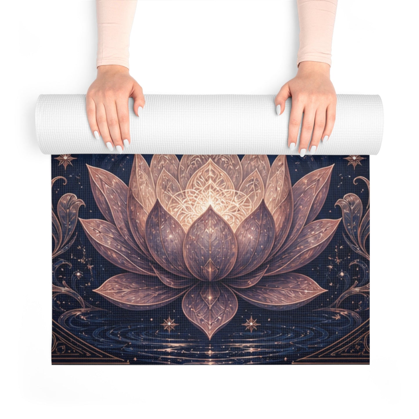 Moon Goddess Lotus Foam Yoga Mat |Balance Training Yoga Mat, Non Slip Workout Mat, Fitness Accessory - Best Yoga Mats for Home Workouts