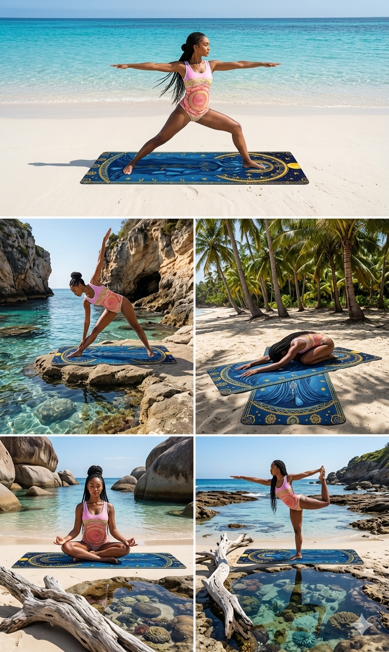 Hot Yoga Mat MaMa, Sweat Resistant Exercise Mat, Fitness Equipment - Best Yoga Mats for Home Workouts