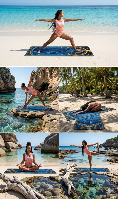 Hot Yoga Mat MaMa, Sweat Resistant Exercise Mat, Fitness Equipment - Best Yoga Mats for Home Workouts
