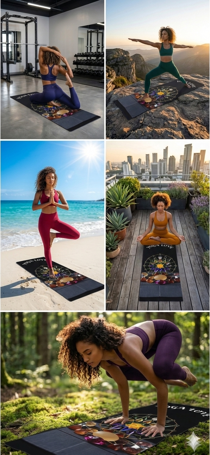 Meditation Yoga Mat, Wellness Accessory, Fitness Equipment for Daily Practice - Best Yoga Mats for Home Workouts