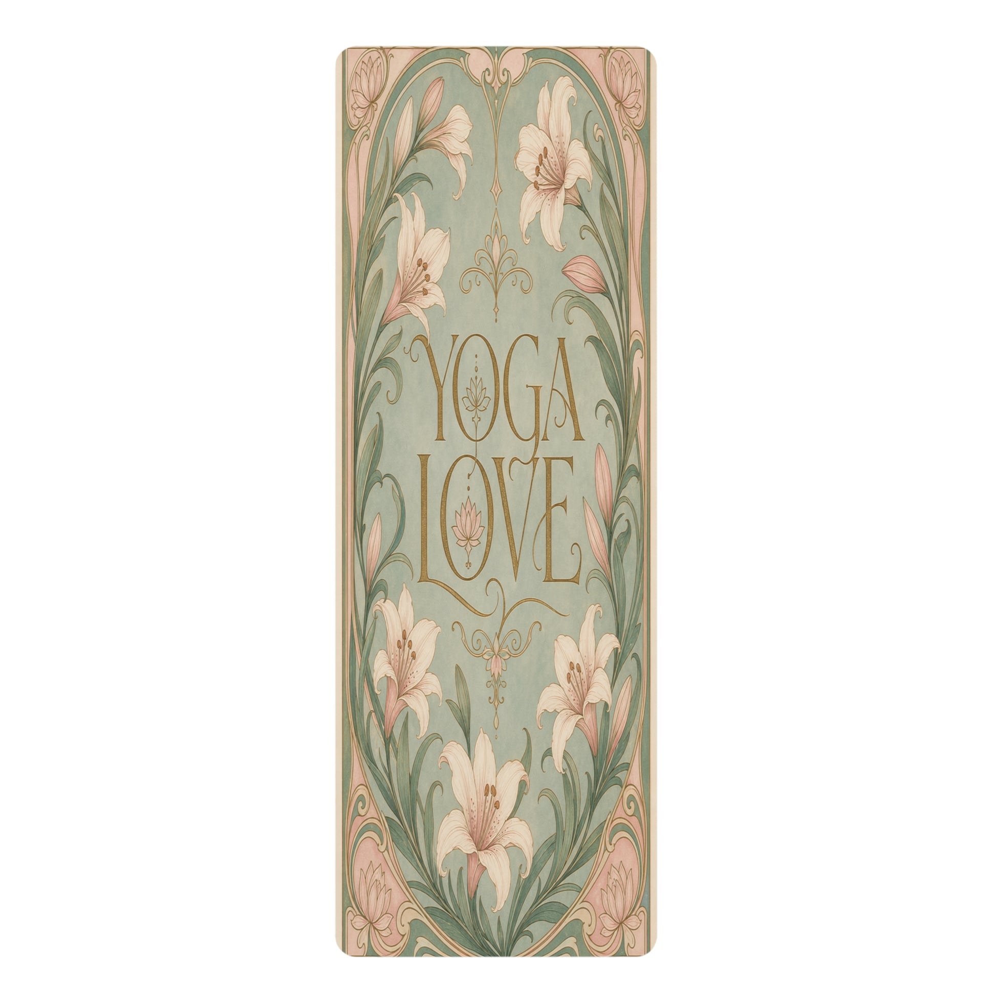 Vintage Botanical Foam Yoga Mat | Eco-Friendly Yoga Mat, Pilates Meditation - Best Yoga Mats for Home Workouts