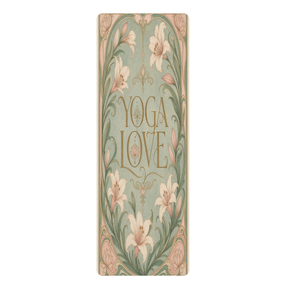 Vintage Botanical Foam Yoga Mat | Eco-Friendly Yoga Mat, Pilates Meditation - Best Yoga Mats for Home Workouts
