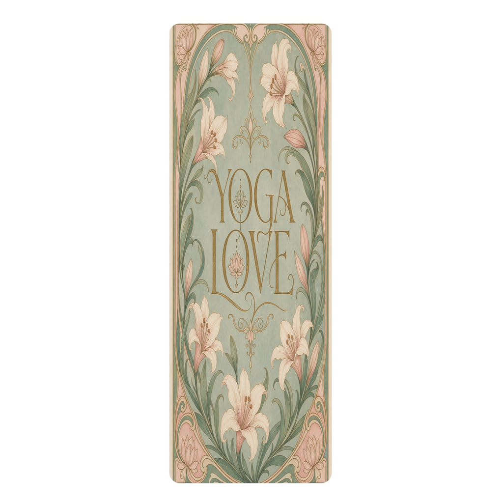 Vintage Botanical Foam Yoga Mat | Eco-Friendly Yoga Mat, Pilates Meditation