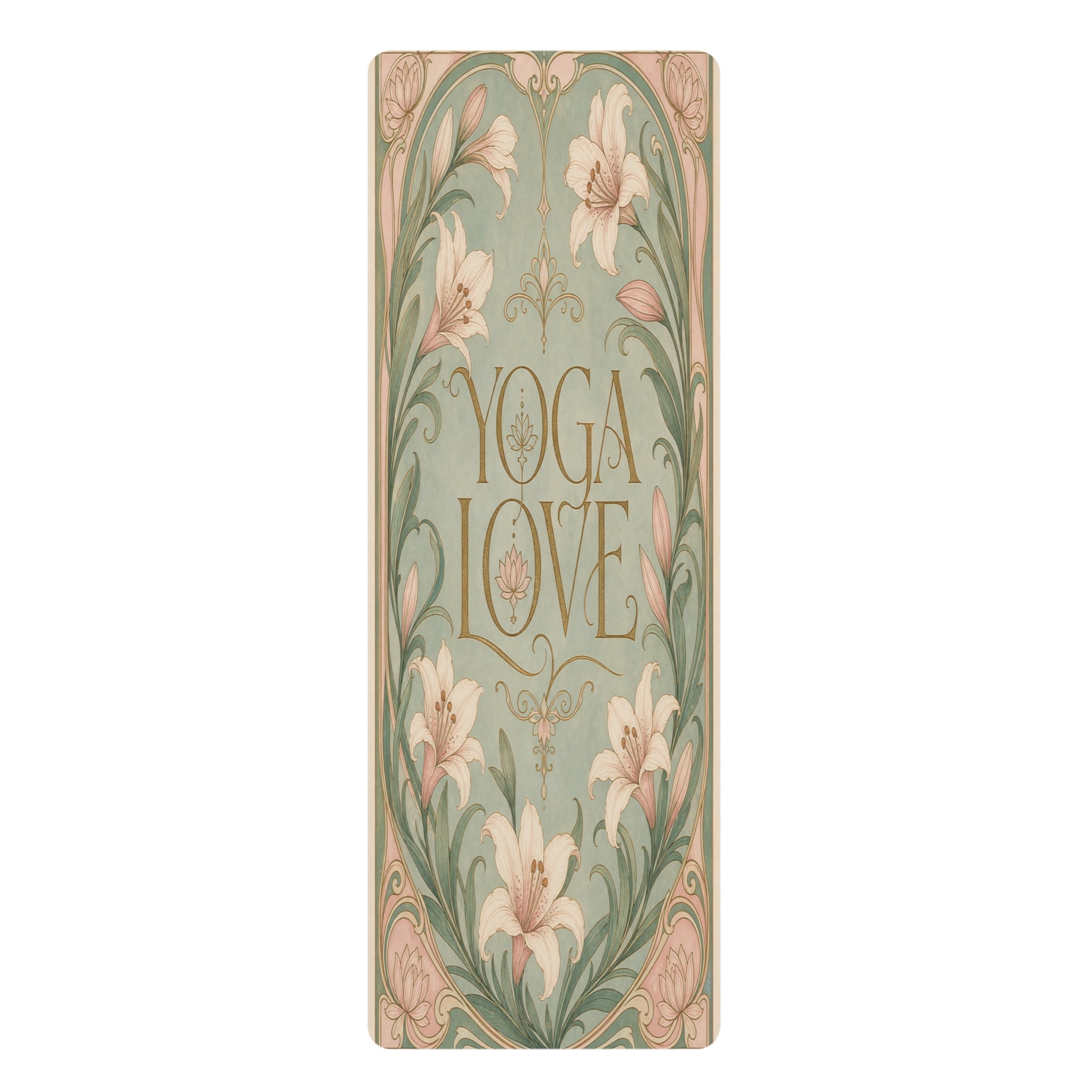 Vintage Botanical Foam Yoga Mat | Eco-Friendly Yoga Mat, Pilates Meditation