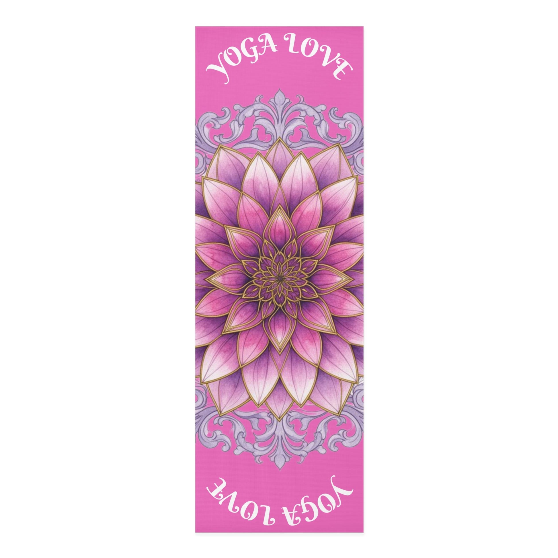 Wildflower Serenity Yoga Mat – Nature-Inspired Exercise Mat, Non-Slip Yoga Equipment, Mindfulness Gift for Her - Best Yoga Mats for Home Workouts
