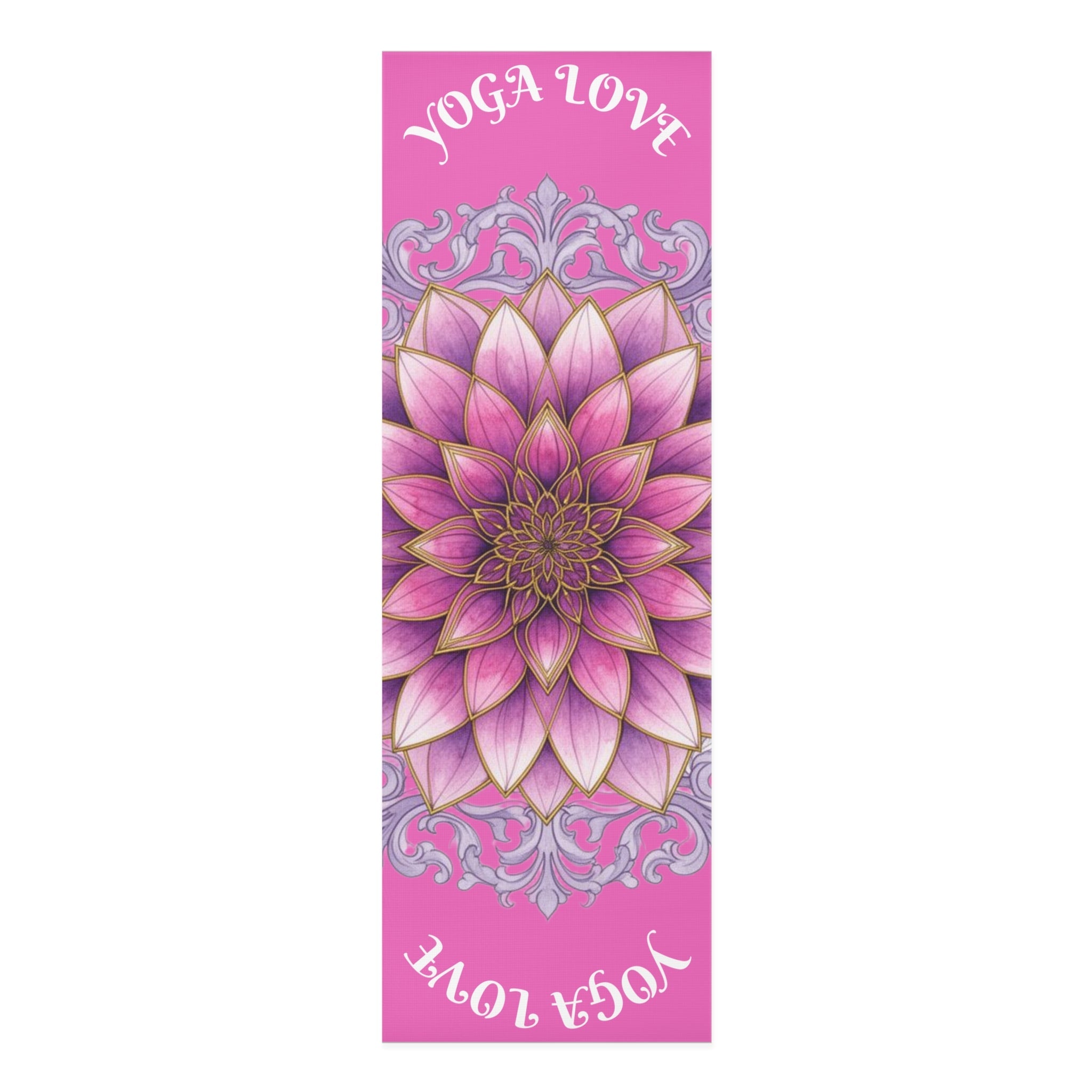 Wildflower Serenity Yoga Mat – Nature-Inspired Exercise Mat, Non-Slip Yoga Equipment, Mindfulness Gift for Her Printify