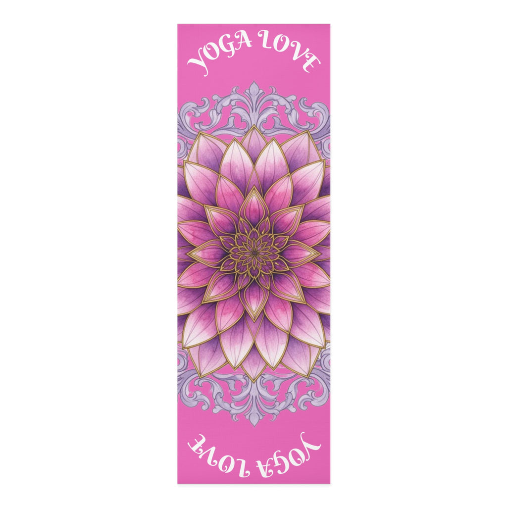 Wildflower Serenity Yoga Mat | Nature-Inspired Exercise Mat, Non-Slip Yoga Equipment, Mindfulness Gift for Her Printify