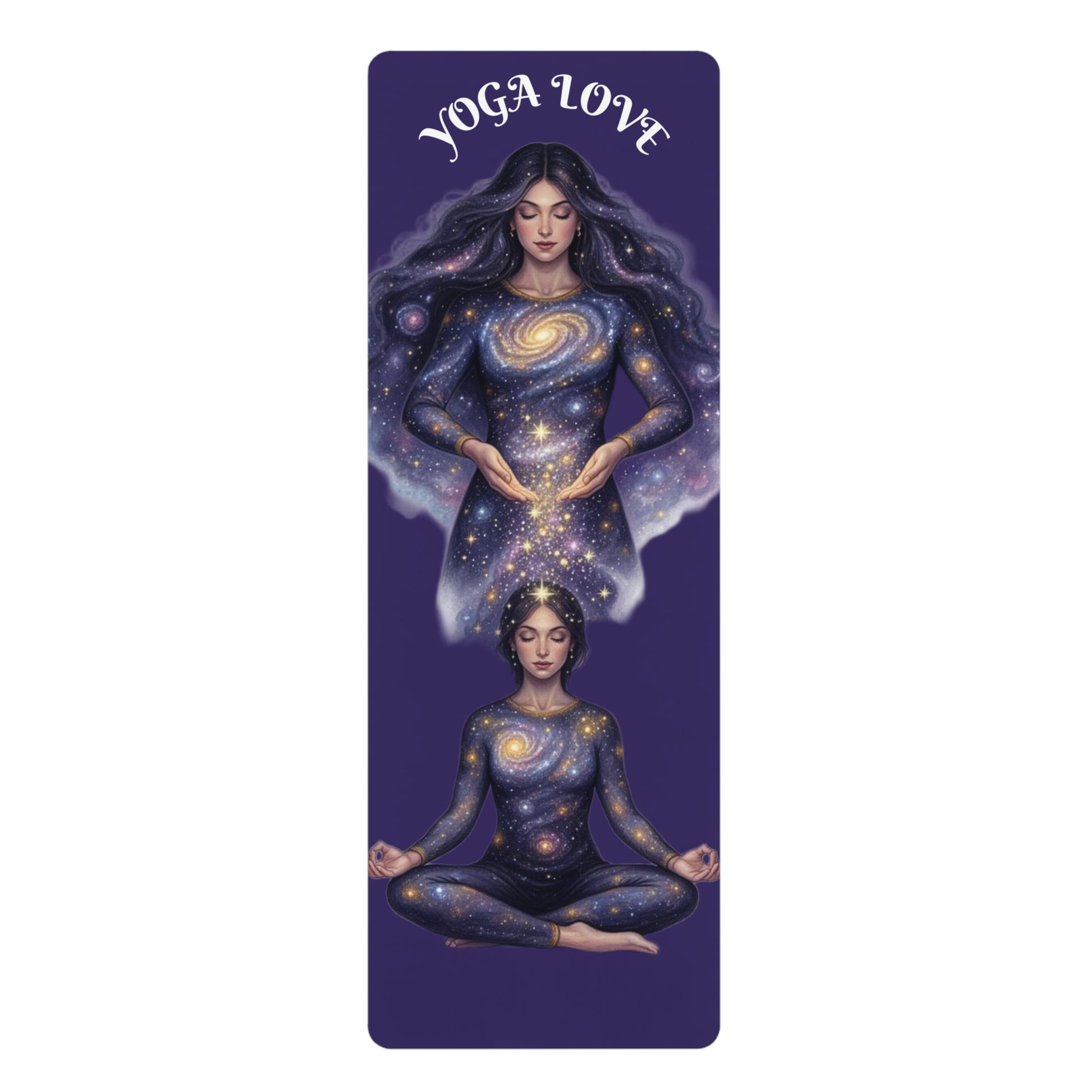 Ocean Goddess Yoga Mat, Non Slip Fitness Mat, Meditation Mat, Wellness Gift for Women, Pilates Exercise Mat - Best Yoga Mats for Home Workouts