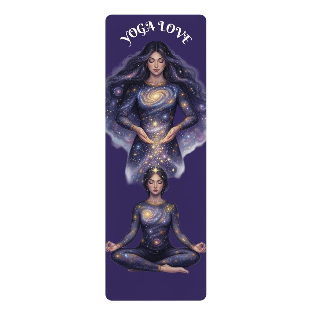 Ocean Goddess Yoga Mat, Non Slip Fitness Mat, Meditation Mat, Wellness Gift for Women, Pilates Exercise Mat Printify