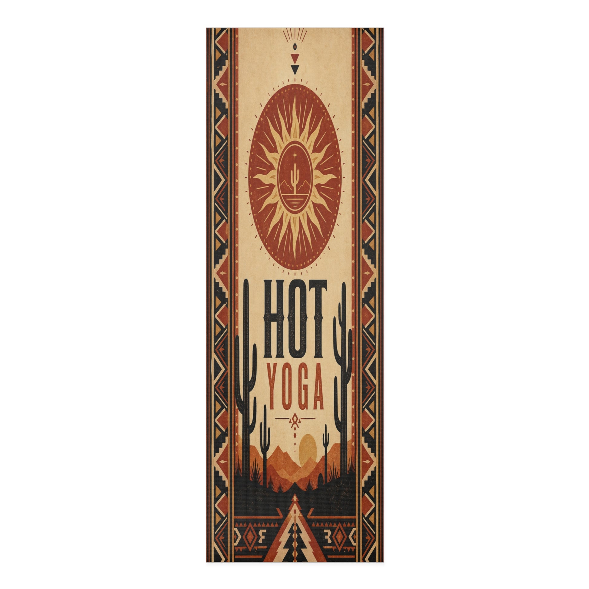 Aesthetic Non-Slip Foam Yoga Mat | Thick Extra-Long Travel Yoga Mat - Best Yoga Mats for Home Workouts