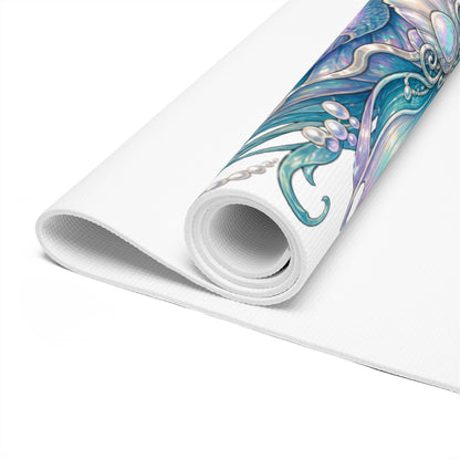 Meditation Foam Yoga Mat | Pastel Mermaid, Meditation Pose - Best Yoga Mats for Home Workouts