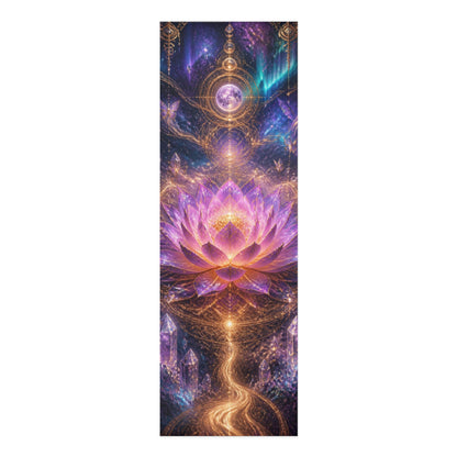 Lotus Mandala Spiritual Foam Yoga Mat | Mystic Chakra Meditation Mat Printify