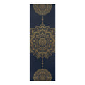 Gold Mandala Pattern Foam Yoga Mat | Navy Meditation Mat Printify