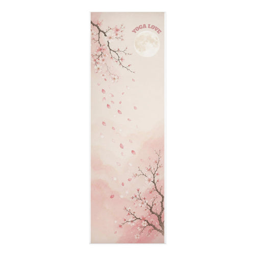 Cherry Blossom Moon Foam Yoga Mat | Sakura Floral Yoga Mat Printify