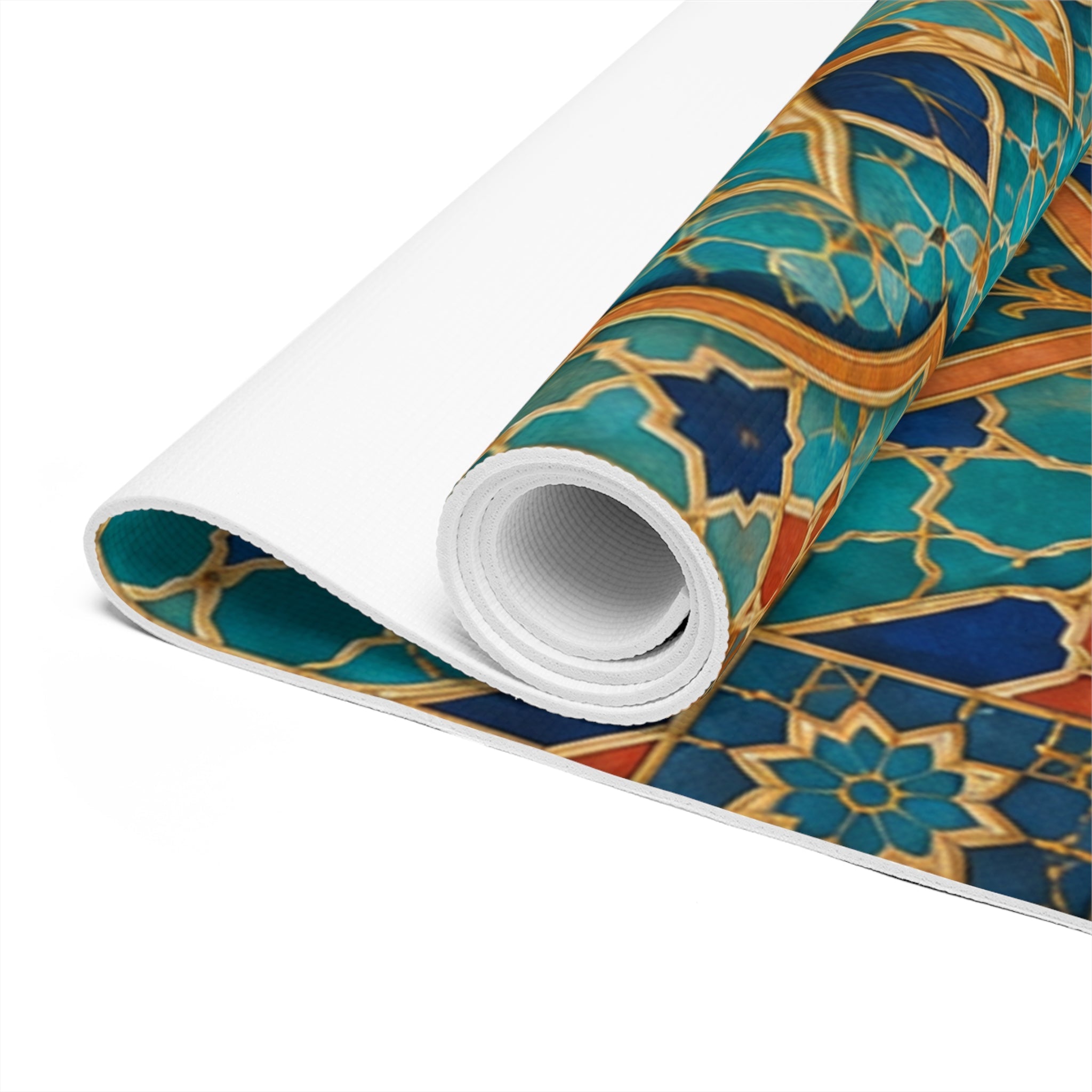 Aesthetic Yoga Mat, Workout Motivation Mat, Wellness Gift for Him or Her Printify