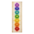 Chakra Alignment Foam Yoga Mat | Seven Chakra Symbols, Energy Healing Printify