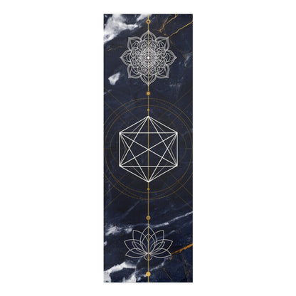 Sacred Geometry Lotus Foam Yoga Mat | Mandala Alignment Mat - Best Yoga Mats for Home Workouts