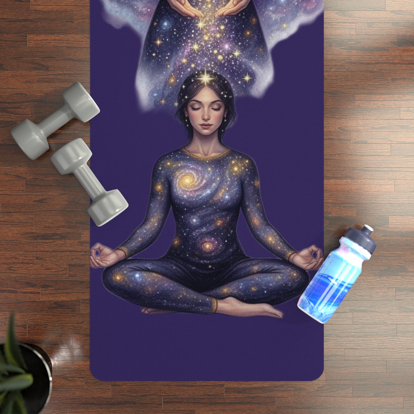 Ocean Goddess Yoga Mat, Non Slip Fitness Mat, Meditation Mat, Wellness Gift for Women, Pilates Exercise Mat - Best Yoga Mats for Home Workouts