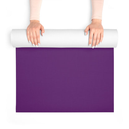 Non Slip Fitness Mat, Ocean Inspired Workout Mat, Wellness Gift for Women, Yoga Lover Gift | Purple Chakra Design - Best Yoga Mats for Home Workouts