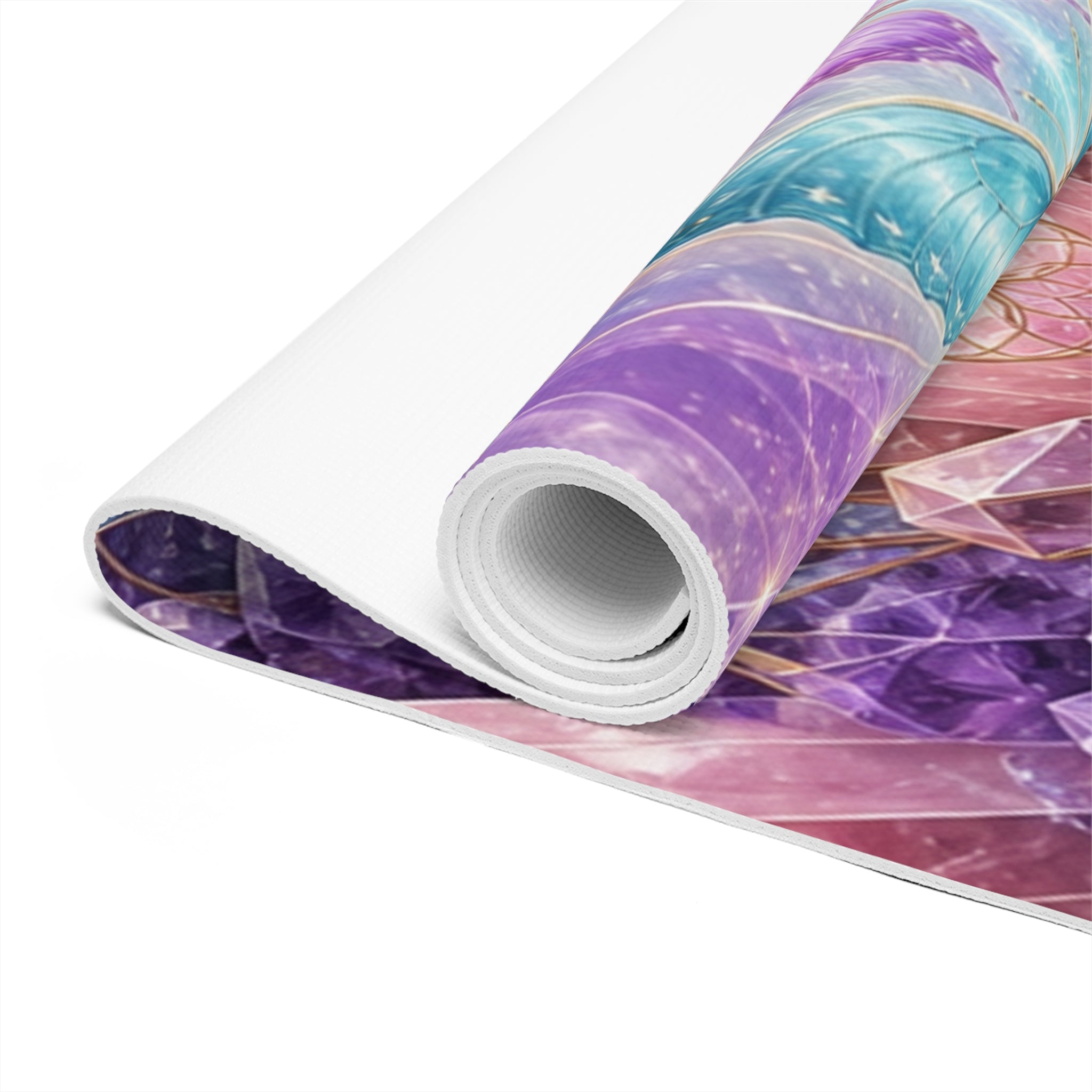 Celestial Yoga Mat for Women, Non Slip Exercise Mat, Meditation & Fitness Gift Printify