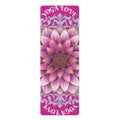 Pink Lotus Mandala Yoga Love Rubber Yoga Mat | Floral Chakra Meditation Mat Printify