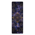 Zodiac Wheel Constellation Rubber Yoga Mat | Astrology Space Mandala Printify