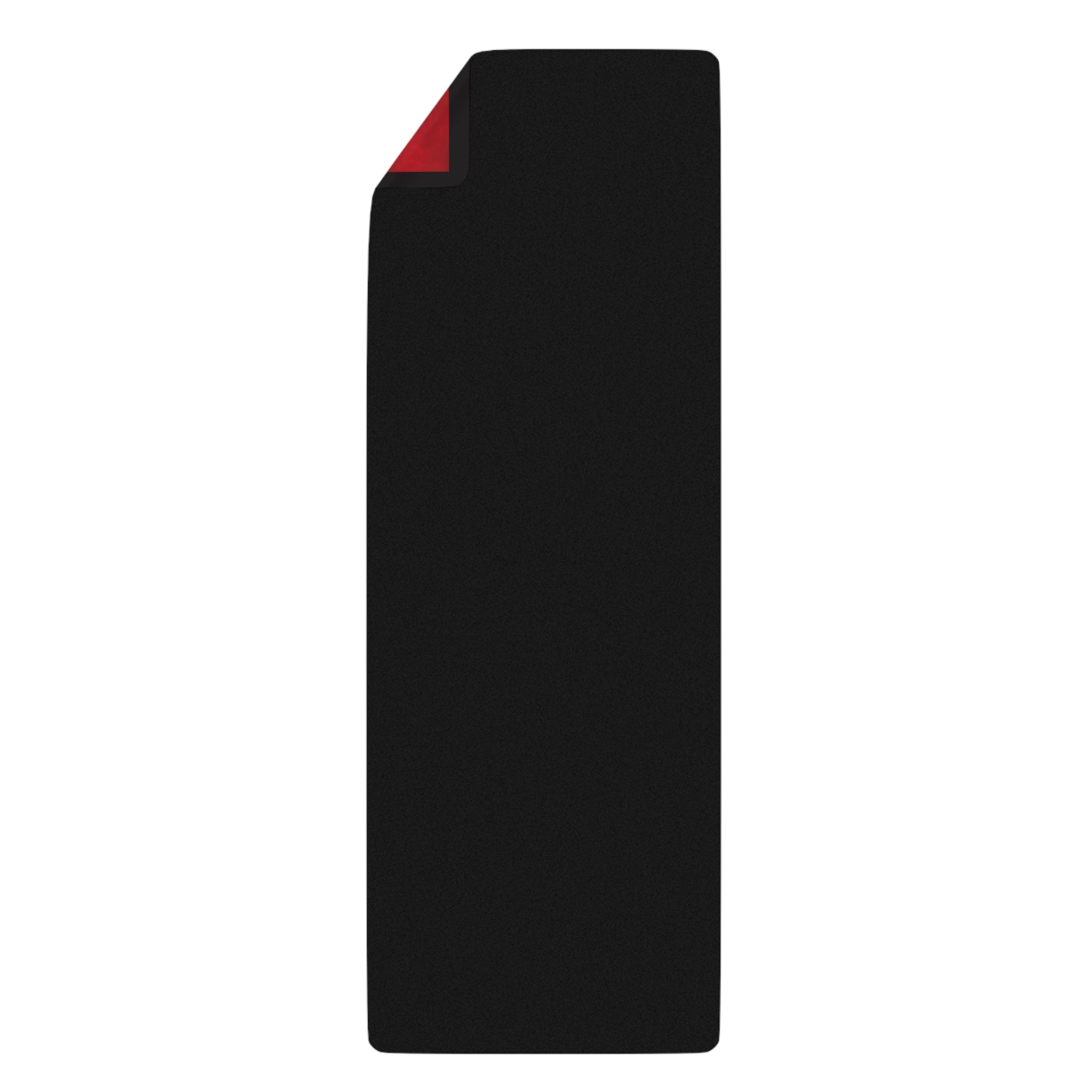 Abstract Watercolor Gradient Rubber Yoga Mat | Red Orange Pink Ombre Printify