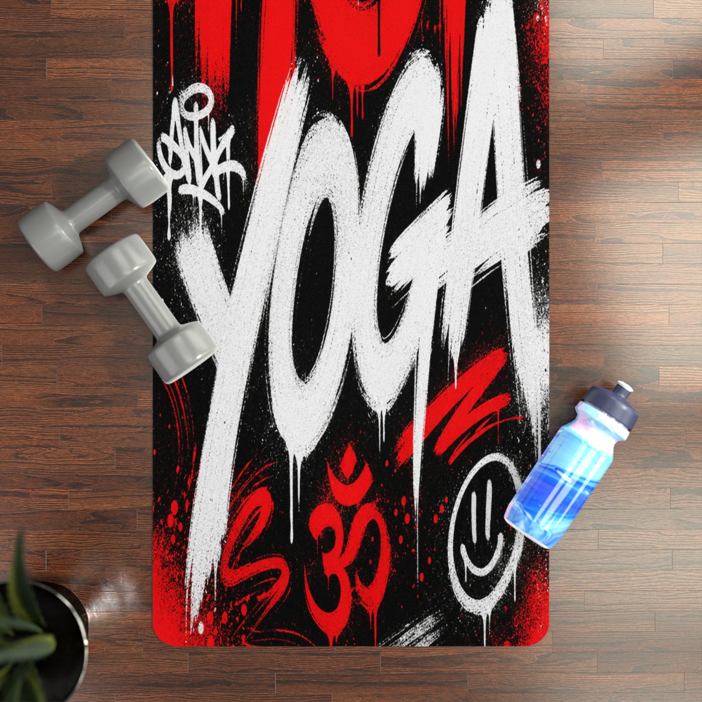 Aesthetic Non-Slip Foam Yoga Mat | Thick Extra-Long Travel Yoga Mat - Best Yoga Mats for Home Workouts
