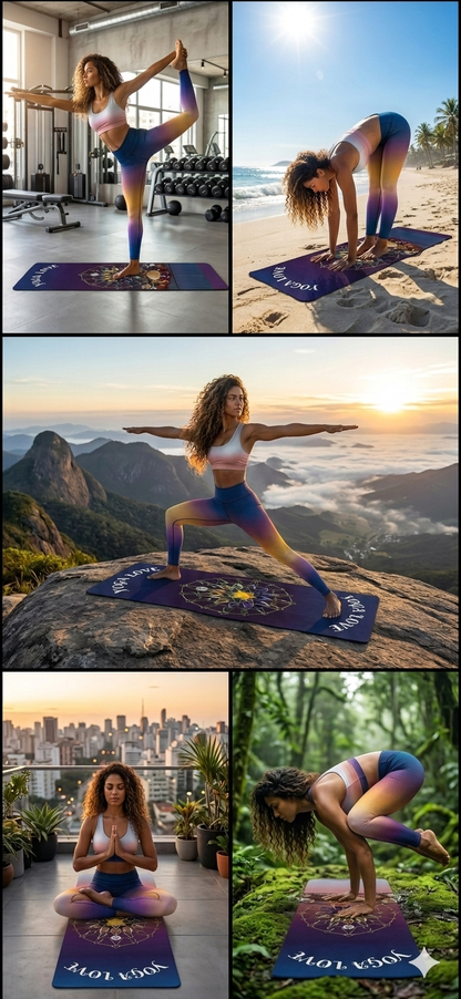 Meditation Yoga Mat, Wellness Accessory, Fitness Equipment for Daily Practice - Best Yoga Mats for Home Workouts