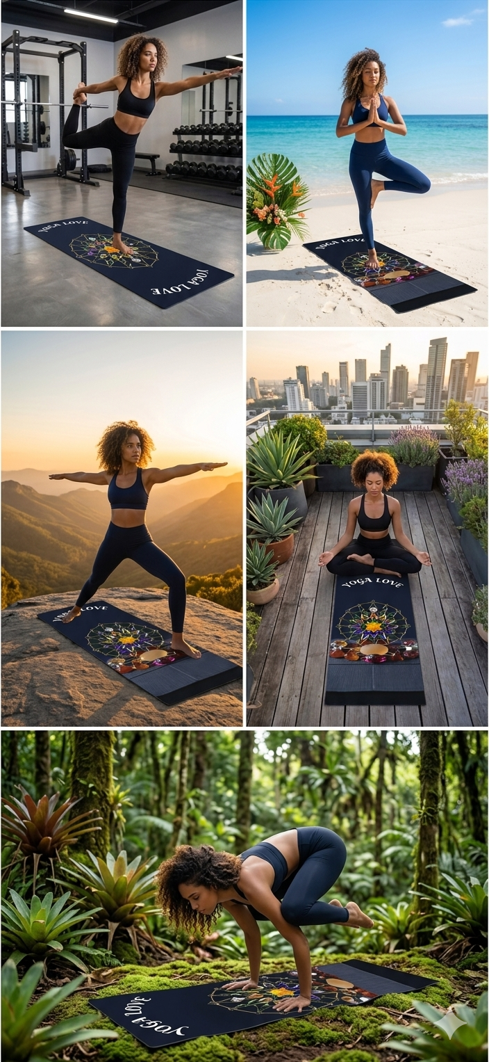 Meditation Yoga Mat, Wellness Accessory, Fitness Equipment for Daily Practice - Best Yoga Mats for Home Workouts