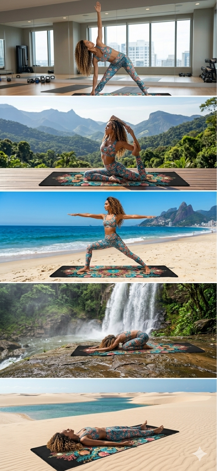 Non-Slip Foam Yoga Mat, Exercise Mat for Home Workout | Fitness Accessory - Best Yoga Mats for Home Workouts