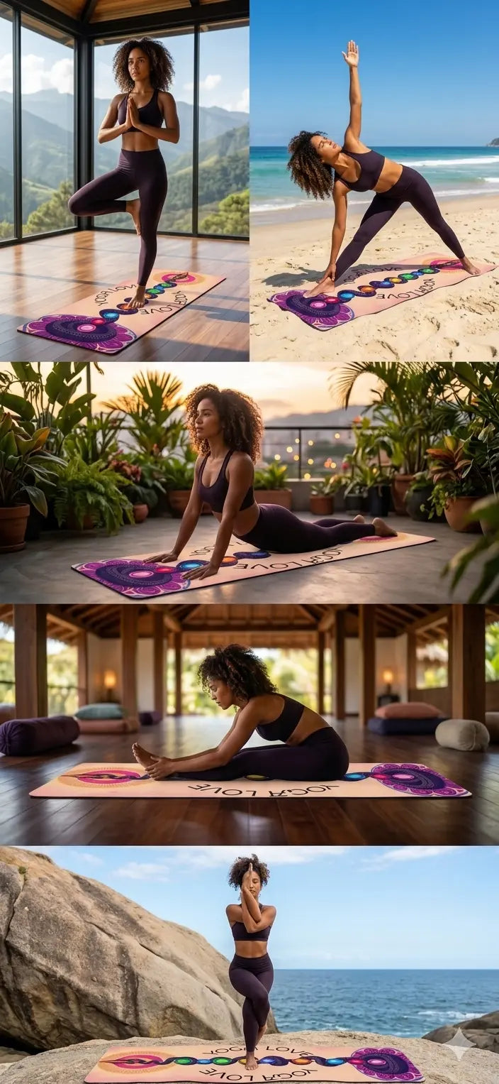 Cute Yoga Mat Aesthetic Yoga Mat Mandala Yoga Mat Celestial Yoga Mat Boho Yoga Mat Yoga Gift for Her Workout Motivation - Best Yoga Mats for Home Workouts