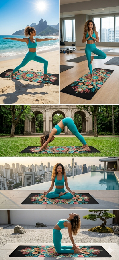 Non-Slip Foam Yoga Mat, Exercise Mat for Home Workout | Fitness Accessory - Best Yoga Mats for Home Workouts
