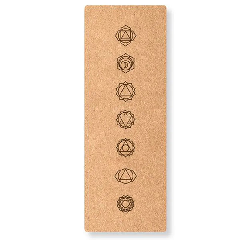 Eco Cork TPE Yoga Mat – Non-Slip, 5 mm Thick