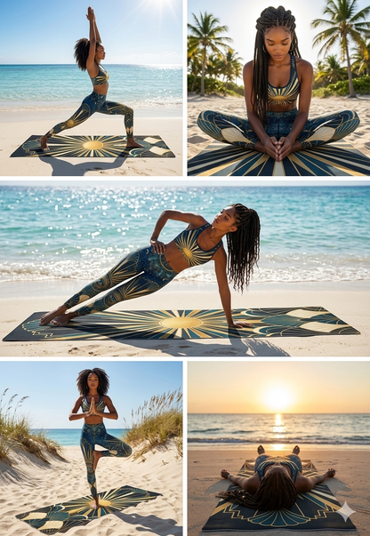 Home Workout Yoga Mat, Non Slip Fitness Accessory, Pilates Equipment - Best Yoga Mats for Home Workouts